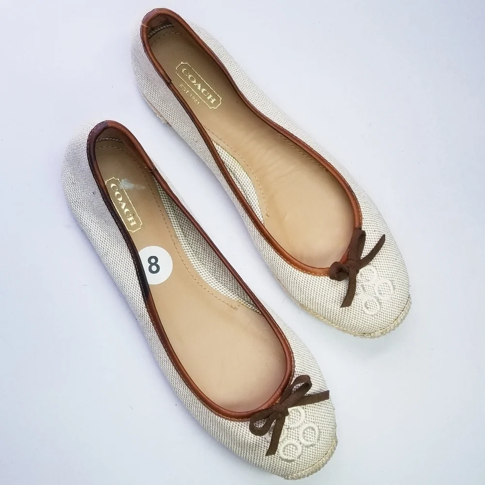 Coach |‎ Bow Tie Espadrille Flats, 8
